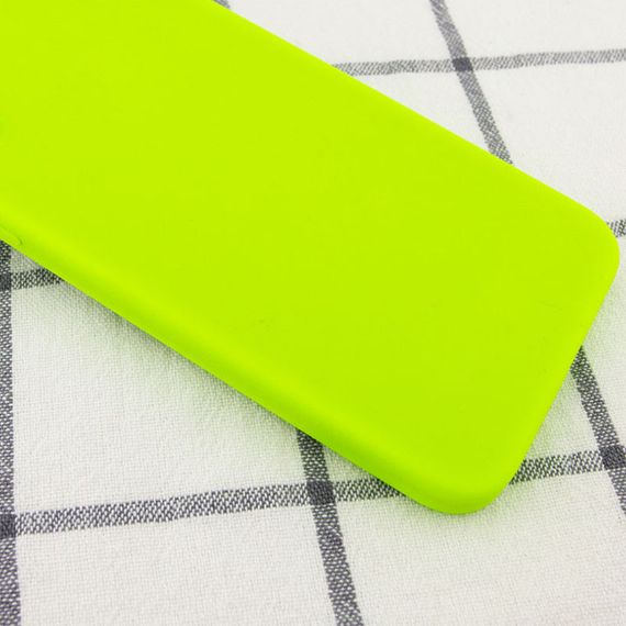 Чохол Silicone Case Square Full Camera Protective (AA) NOLOGO для Apple iPhone 7 plus/8 plus (5.5") Салатовий / Neon green | Зображення 1