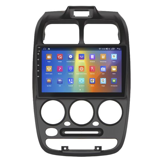 Штатная магнитола Lesko для Hyundai Accent II 1999-2012 экран 9" 2/32Gb CarPlay 4G Wi-Fi GPS Prime | Зображення 1