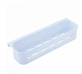 Полиця для ванної кімнати прямокутна біла Алеана