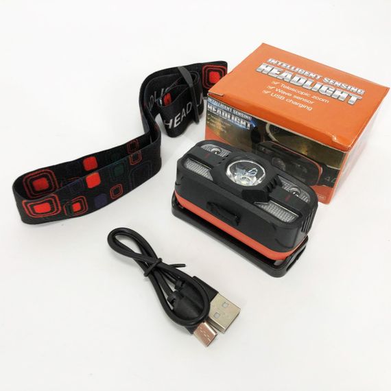 Ліхтар на голову з вбудованим акумулятором WH-0188, , Ліхтар на голову для гаража і дачі FQ-57 | Зображення 4