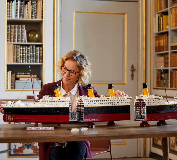 Блоковий конструктор Титанік 1.15 метра, 9090PCS