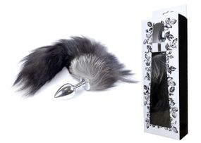 Анальна пробка - Fox Tail Black 2XL sexstyle