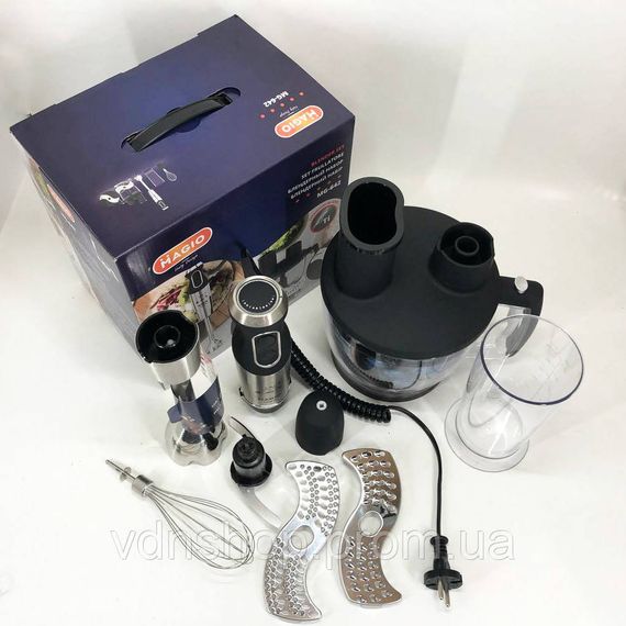 Блендер для приготовления детского питания MAGIO MG-642, Погружной блендер с металлическим корпусом RM-43 | Зображення 9