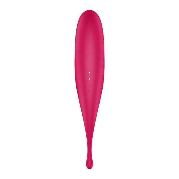 Вібратор для клітора з вакуумною стимуляцією Satisfyer Twirling Pro Red | Зображення 3