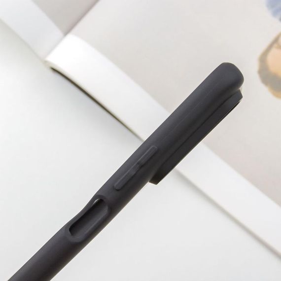 Чохол TPU GETMAN Liquid Silk Full Camera для Xiaomi Redmi Note 10 Pro / 10 Pro Max Чорний / Black | Зображення 6