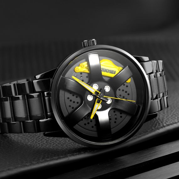 Чоловічий годинник Skmei 1824YL Yellow | Зображення 3