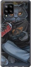 Чохол на Samsung Galaxy A42 A426B gamer cat із силікону FCh_033309