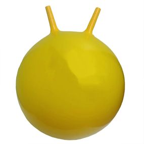 Мяч для Фитнеса (Фитбол) BT-PB-0178(Yellow) c рожками 55 см