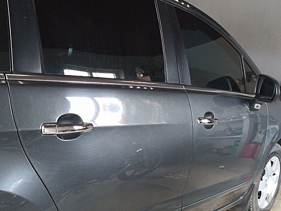 Накладки на ручки (4 шт) OmsaLine - Італійська нержавійка для Peugeot 5008 2009-2016рр | Зображення 4