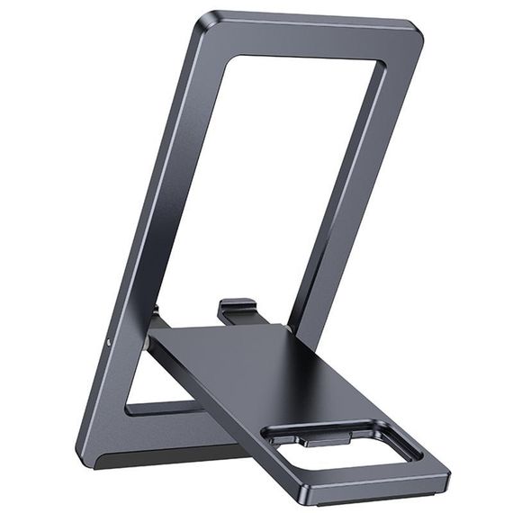 Подставка для телефона Hoco HD11 Volar metal folding Metal grey | Зображення 4