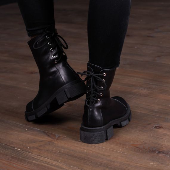 Ботинки женские Fashion Jinx 3344 37 размер 24 см Черный | Зображення 2