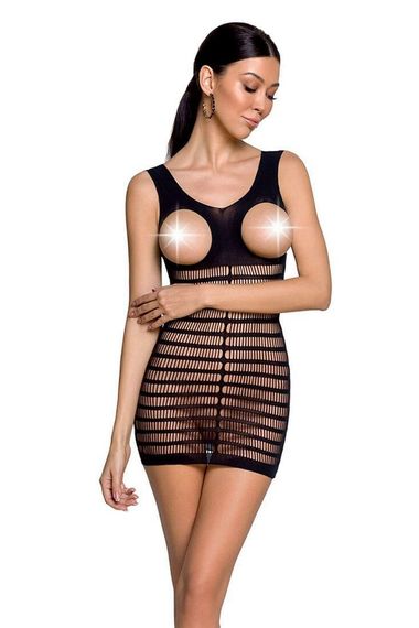Бодистокинг-платье Passion BS092 One size Черное