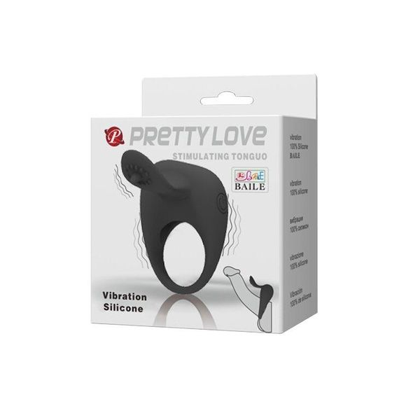 Вібро-кільце Pretty Love "Stimulating Tonguo" BI - 210135 Sex Aura | Зображення 8