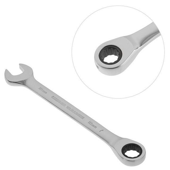 Ключ комбінований з тріскачкою 18 мм PROF, Cr-V INTERTOOL XT-1358 | Зображення 1