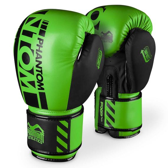 Боксерські рукавиці Phantom APEX Neon Green 10 унцій (капа в подарунок) | Зображення 1