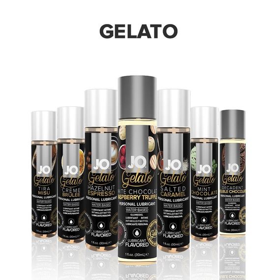 Змазка на водній основі System JO GELATO White Chocolate Raspberry (30 мл) без цукру та парабенів | Зображення 4