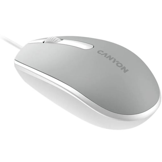 Мышь компьютерная проводная Canyon M-10 Dark Gray CNE-CMS10DG темно-серая | Зображення 3