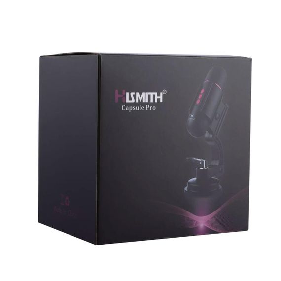 Мини секс-машина Hismith Mini Capsule Sex-Machine with Strong Suction APP, очень мощная, пульт ДУ | Зображення 7
