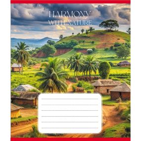 Тетрадь общая "Гармония с природой" 060-610277K-3 в клеточку, 60 листов