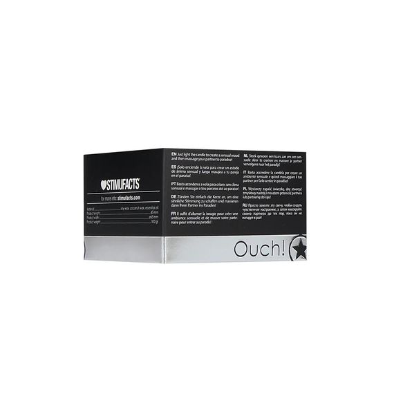 Масажна свічка - Ouch! Massage Candle Rose Scented, 100 г Sex Aura | Зображення 4