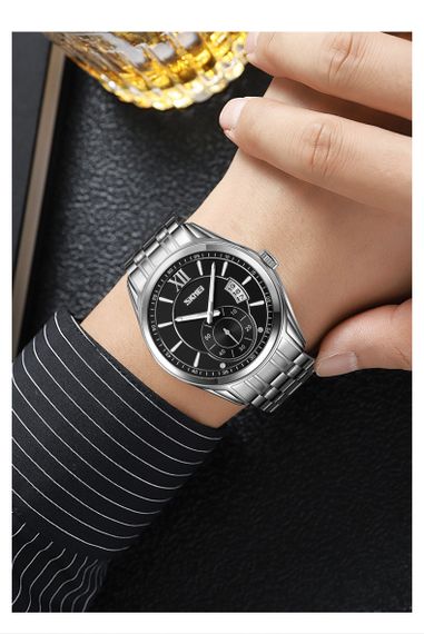 Skmei 9319SIBK Silver-Black | Зображення 2