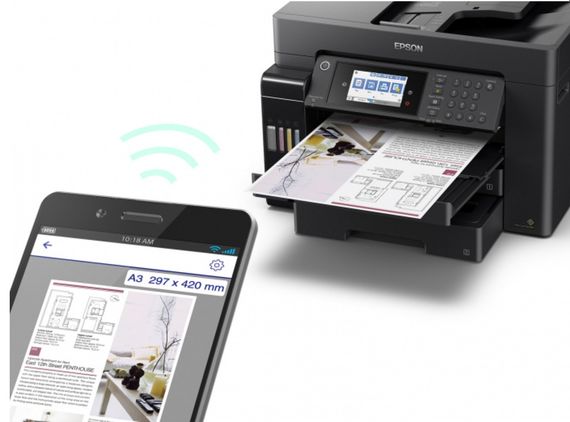 МФУ А3 Epson L15160 Фабрика печати c WI-FI (C11CH71404) | Зображення 2
