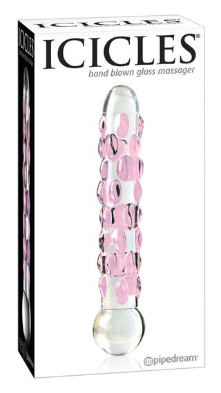 Фаллоимитатор стеклянный ICICLES №7 Sex Aura