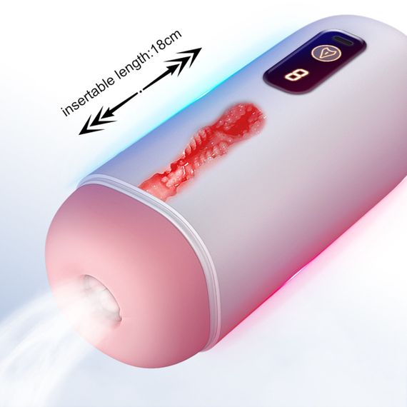 Автоматический мастурбатор Masturbator- USB Rechargeable Sex Aura | Зображення 2