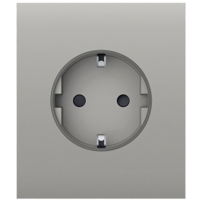 Ajax CenterCover (basic) [type F] oyster Фронтальна панель - Розетки