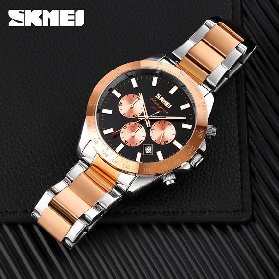 Skmei 9259RGBK Rose Gold-Black | Зображення 3