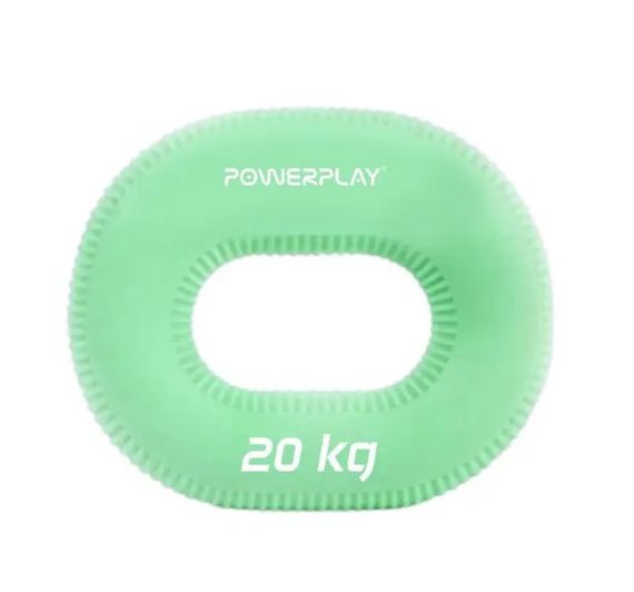 Еспандер кистьовий силіконовий PowerPlay PP-4336 Hand Grip Medium 20 кг Зелений (PP_4336_Green_20kg)