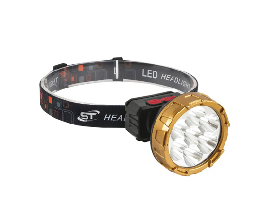 Фонарь налобный с аккумулятором 5 LED micro USB