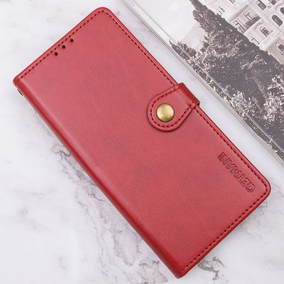 Кожаный чехол-книжка GETMAN Gallant (PU) для TECNO Spark Go 1 (KL4) Красный | Зображення 3