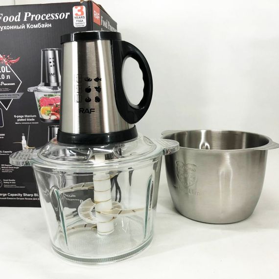 Електричний блендер стаціонарний для смузі RAF R.7028 300 Вт 3 л, Блендер зі знімною чашею CM-14 | Зображення 1