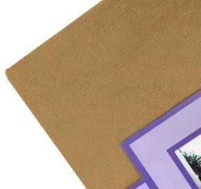 бежеве Простирадло махрове на резинці з наволочками Anisa (220х240+30 см)