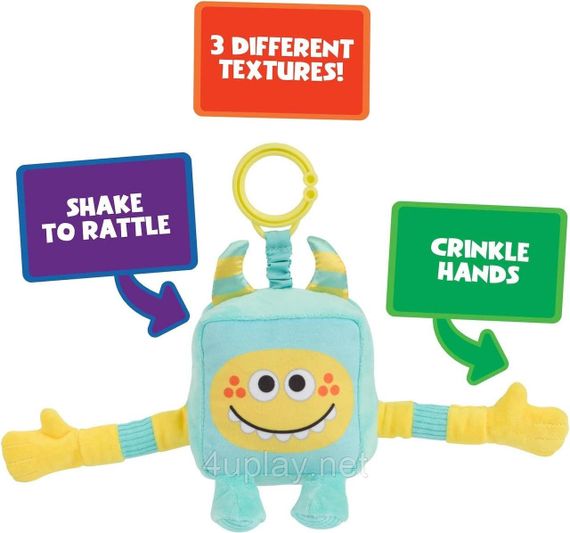 Игрушка для развития сенсорики WowWee Super Simple Плюшевый монстрик Риццо | Зображення 1