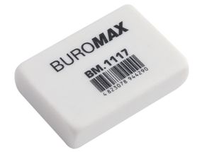 Ластик М білий 33*22*8мм, BM.1117 BUROMAX (4823078944290)