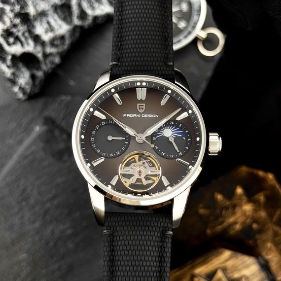 Чоловічий годинник Pagani Design PD-YS021 Black-Silver | Зображення 1