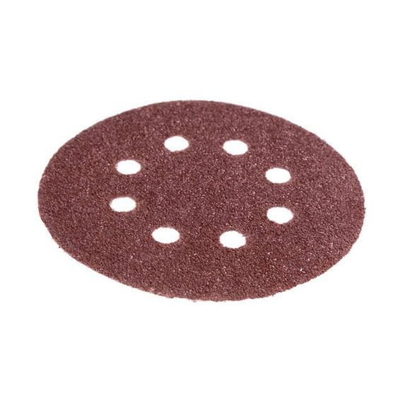 Круг наждаковий самоклейний 125 мм з отворами, папір класу С, К36, 5 од. INTERTOOL BT-0582 | Зображення 2