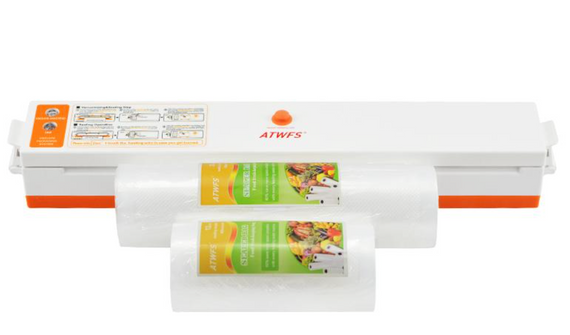 Кухонный вакуумный упаковщик Vacuum Sealer Freshpack PRO ∙ Сохранение свежести упаковщик Vacuum Sealer и экономия места | Зображення 4