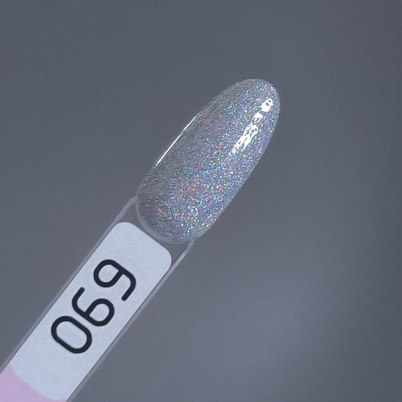 Гель-лак Toki-Toki № 069 срібло голографік 5мл