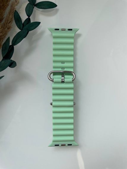 Силіконовий ремінець для Smart Watch Ocean Band 42/44/45/49 (Салатовий) | Зображення 5