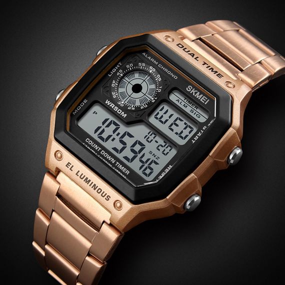 Чоловічий годинник Skmei 1335RG Rose Gold | Зображення 3