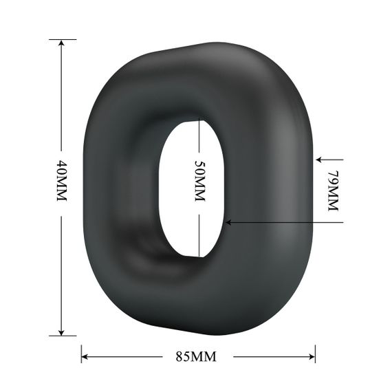 Ерекційне кільце Crazy Bull - Walden Super Soft Silicone Cock Ring, BI-210242 Sex Aura | Зображення 5
