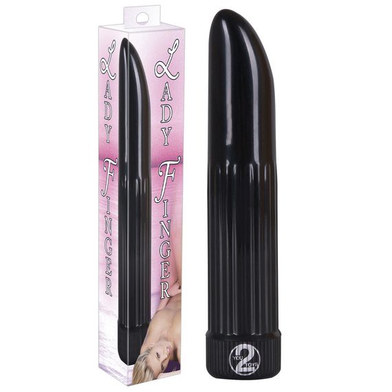 Вібратор - Ladyfinger Black sexstyle