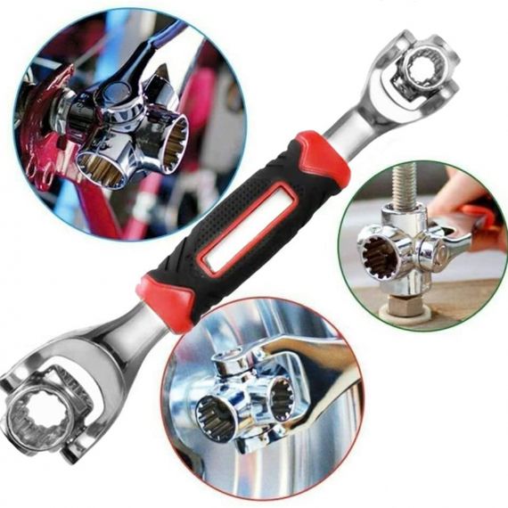 Універсальний ключ 48 в 1 Universal Tiger Wrench PRO 2428 new original Надміцний набір універсальних ключів | Зображення 1