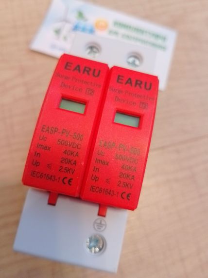 Узип DC-блискавка захисту Earu пристрій захисту до 40ka 500V | Зображення 5