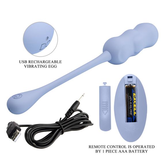 Віброяйце з дистанційним керуванням Pretty Love - Leshy Dream Chaser 4 Blue, BI-014868W-A5 Sex Aura | Зображення 8