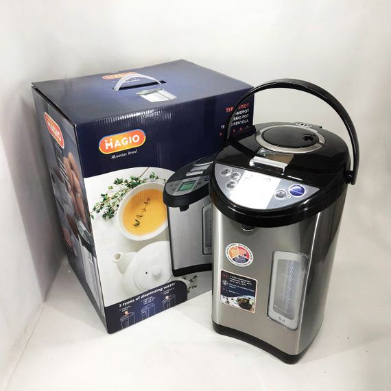 Термо-пот для дома и офиса Magio MG-968, Диспенсер горячей воды, Чайники-термосы TZ-386 термопоты | Зображення 2