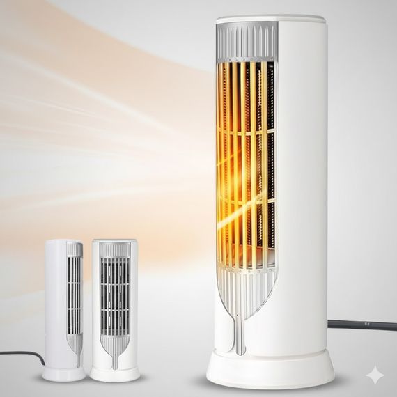 Тепловентилятор керамический Lasko FH500 1200Вт, комнатный электрообогреватель дуйка для дома и офиса, защита от перегрева | Зображення 1